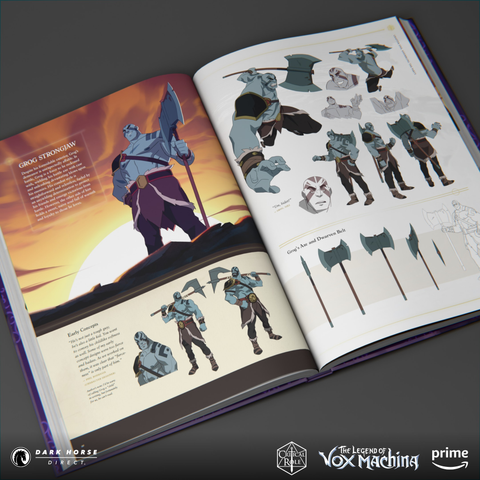 The Art of The Legend of Vox Machina HC (Deluxe Edition)