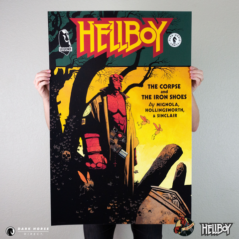 Hellboy 30th Anniversary: The Corpse and The Iron Shoes Screenprint