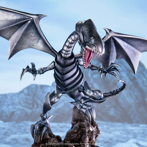 Yu-Gi-Oh! - Blue Eyes White Dragon PVC Statue: Silver Edition